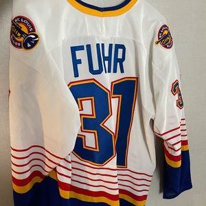 Grant Fuhr Stl blues Jersey size L